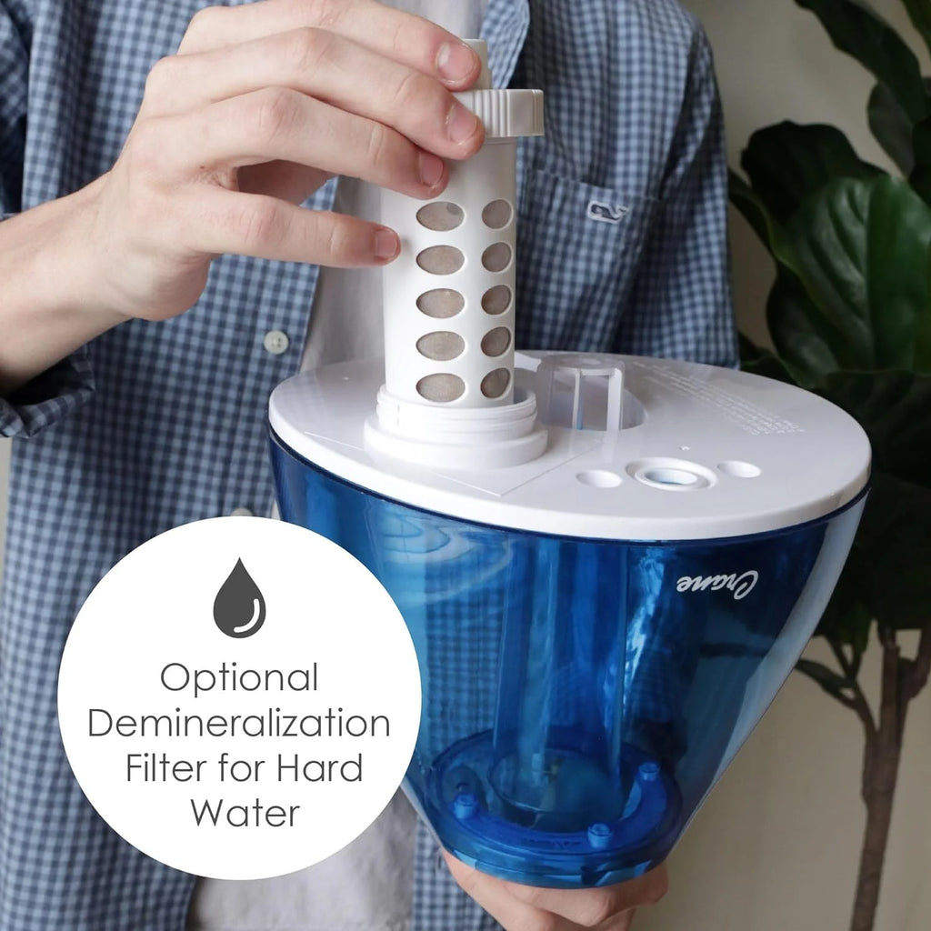 Crane - Drop Ultrasonic Cool Mist Humidifier Aqua - EE-5301B, Aqua